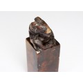 vechi sigilii chinezesti. sculptura in mineral "soapstone"